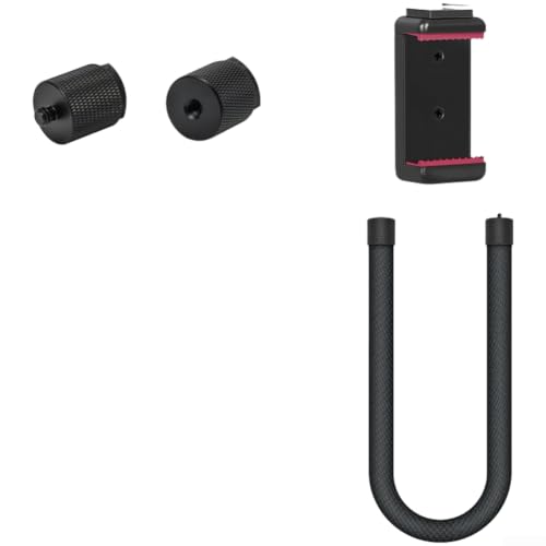 Trípode de silicona flexible de 52 cm para vlogs en moto con cámaras Insta360 y DJI
