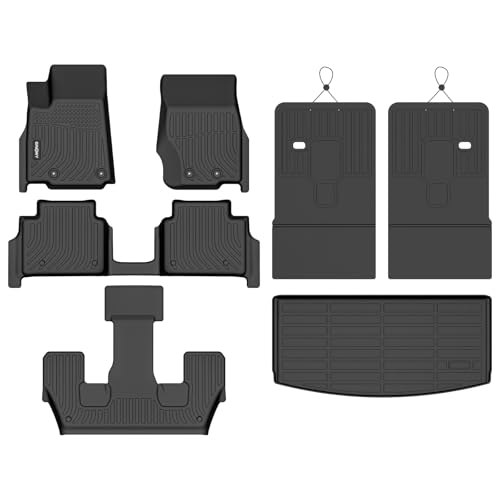Tapis de sol Jeep Grand Cherokee L 6 places avec doublure de coffre TPE 2021-2025