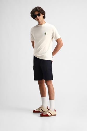 Image of SNITCH Men Casual Shorts | Regular Fit Mid Rise Solid Design | Lightweight 100% Nylon with Smooth Texture & Utility Pockets for Summer & Casual Wear