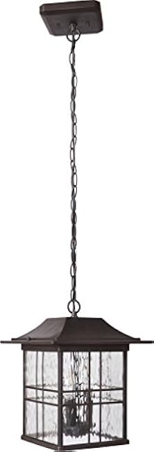 Craftmade Z7821-ABZ Dorset Outdoor Ceiling Pendant Lighting, 3-Light, 180 Watts, Aged Bronze Brushed (11 W x 14 H)