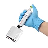 4E's USA Multi-Channel Adjustble Volume Pipette, 8-Channel Micropipettes, 5-50ul