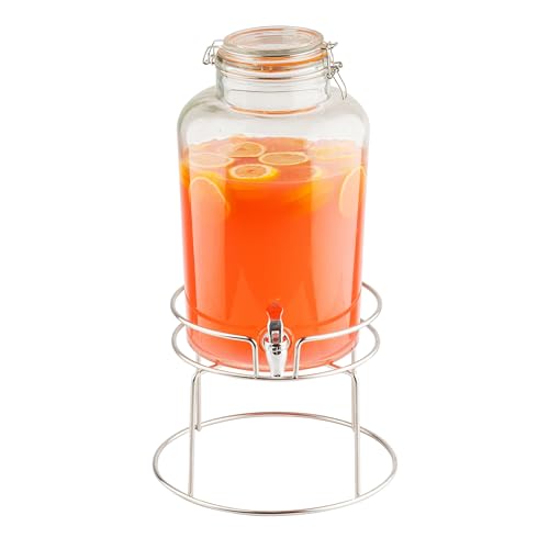 TableCraft Wire Stand for Beverage Dispensers, 11" x 11" x 8", Stainless Steel Elevated Beverage Display Stand with 6 Inch Faucet Clearance, Fits BDG1000, BDG2000, BDG3000, 10090 and 10699 by Tablecraft - Used condition - Image 5