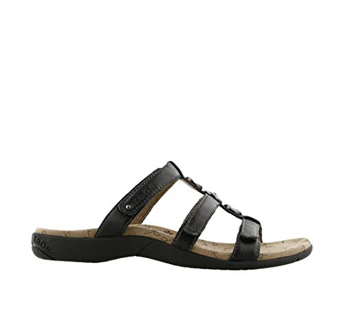 Taos Footwear Women's Prize 3 Black Sandal 6 M Us #TOP2