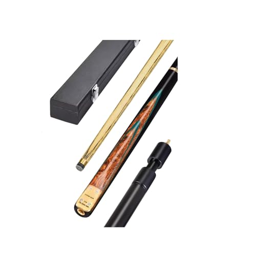 Taco de billar Pool Cue 145 cm negro con cabeza 10 mm