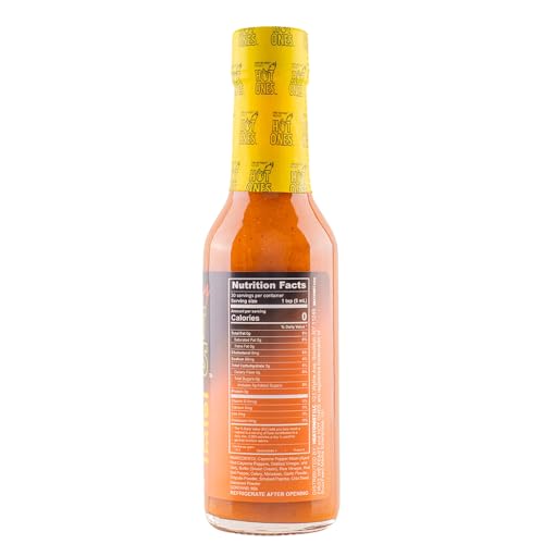 Image of Hot Ones Buffalo Sauce, Mild Hot Sauce With Flavors of Cayenne Pepper Mash, Molasses & Smoked Paprika, Made With All Natural Ingredients, 5 fl oz Bottle (1-Pack)