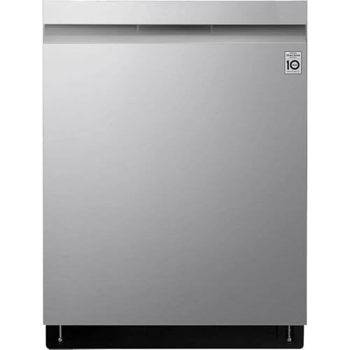 LG LDP6810SS 24' Top Ctrl Dishwasher, 44 dBA, 3rd Rack, TrueSteam, ThinQ