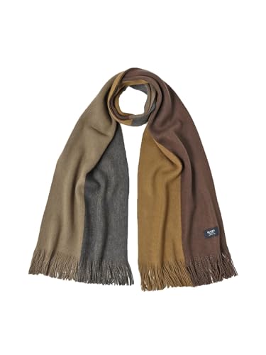 [ビームスハート] マフラー・スカーフ 4カラーパネル マフラー メンズ BROWN ONE SIZE 424500148192888