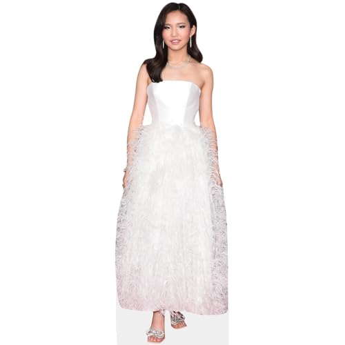 Rosalie Chiang (vestido blanco) corte de tamaño real