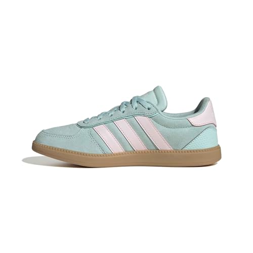 adidas Unisex niños BREAKNET Sleek Shoes Junior, Semi Flash Aqua/Clear Pink/Gum 3, 36 EU