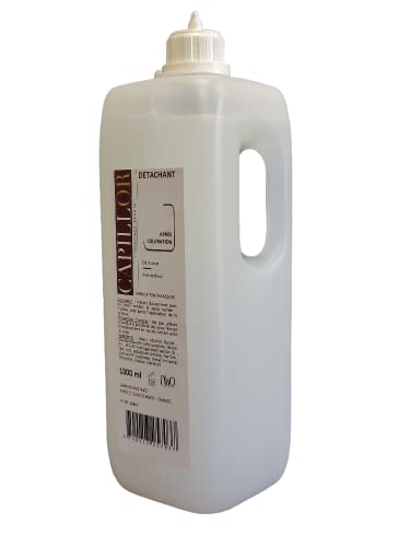 Capillor Détachant Après Coloration - Efface les Tâches de Coloration sur la Peau - Enrichi en Glycérine - Parfumé Lys - Format Litre - Fabrication Artisanale Française (Loiret) Cover