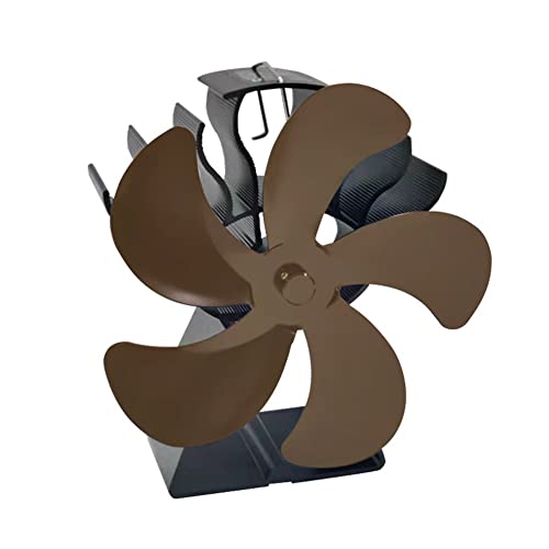 YTEVYT Ventilador de Estufa Hogar SF504G 5 ala for la Estufa de Madera de Pellet de Madera Estufa de Estufa de Madera pequeño Cover