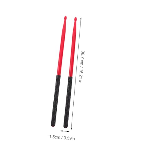 3 pares de baquetas de nylon con cubiertas antideslizantes miniatura 2