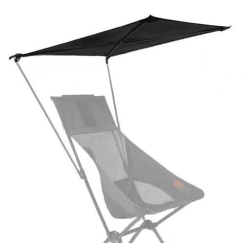 Domary Camping Chair Canopy, Protection Sun Shade for Moon Chair, Lightweight Portable with Adjustable Straps for Beach Camping Backyard