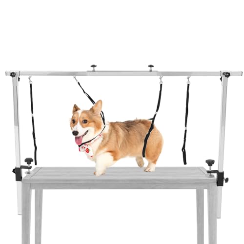 confote Stainless Steel H-Sharp Dog Grooming Arm, Overhead P