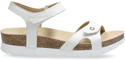 Panama Jack Damen Sulia Basics Riemchensandalen, Weiß Blanco B1, 39 EU