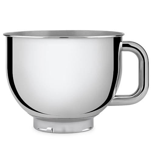 Tazón acero inoxidable pulido Smeg SMB401 4.8L apto lavavajillas miniatura 1