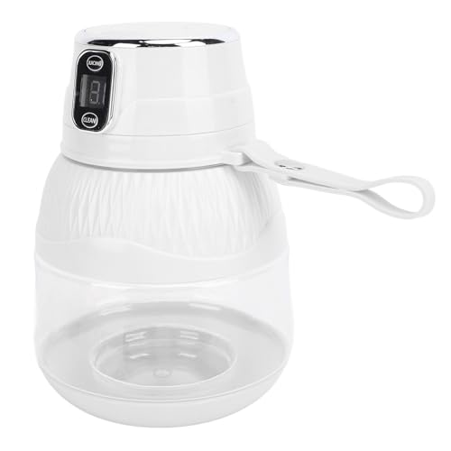 Exprimidor Portátil, Exprimidor Eléctrico para Jugo de Alto Rendimiento con una Cuchilla Afilada, Inalámbrica a la Oficina de la Escuela en Casa (WHITE)