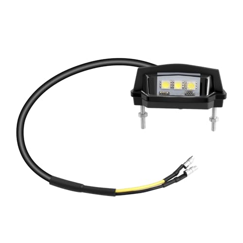 VKQTS Motorcycle License Plate Light 12V,Shockproof & Sealing LED License Plate Light Bar for Illuminating Licenses Plates,Universal Motorcycle Tail Lights as Motorcycles Lights