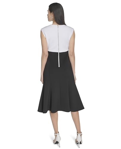 Calvin Klein Women's Scuba Event Career Midi Dress4