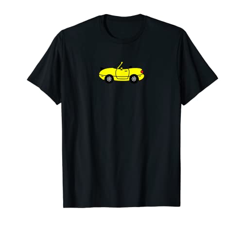Voiture de sport jaune japonaise JDM Autocross Cabriolet T-Shirt