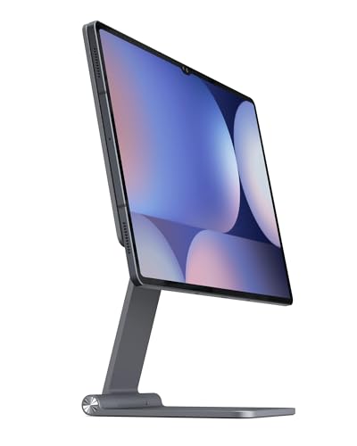 LULULOOK Magnetic Stand for Samsung Galaxy Tab S10/S9/S8 Ultra 2024, Foldable & 360° Rotating Floating Desk Holder with S-Pen Holder for Samsung Galaxy Tab 14.6 inch SM-X920/SM-X910/SM-X900