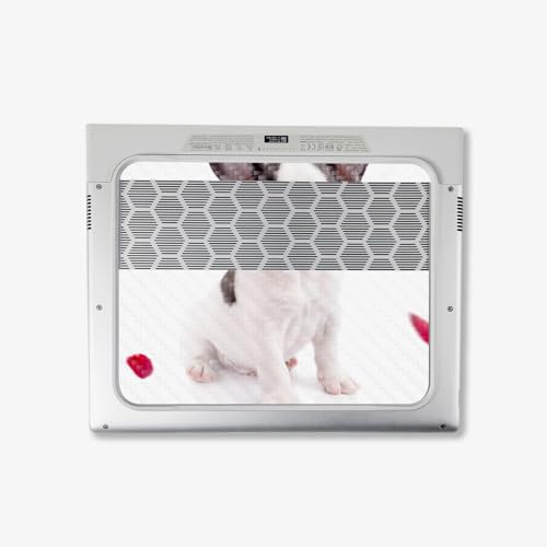 Image of MightySkins Carbon Fiber Skin Compatible With Alienware X14 R2 (2023) Full Wrap Kit - Furry Frenchie | Protective Durable Textured Carbon Fiber Finish | Easy To Apply & Change Styles | Made in the USA