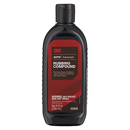 3M Auto Care Rubbing Compound, 03900, 8 oz