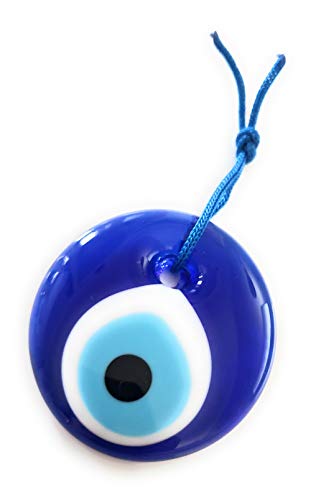 Primeone Turkish Greek Lucky Lucky Amulet Nazar Boncuk Glass Hanging Evil Eye Protection Amulet 5cm