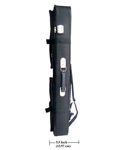 Image of MALAV Roland XPS-10 Synthesizer Keyboard Cover Bag with Padding & Shoulder Straps (Steel Plated Frame (Black & Red) Suitcase Bag)