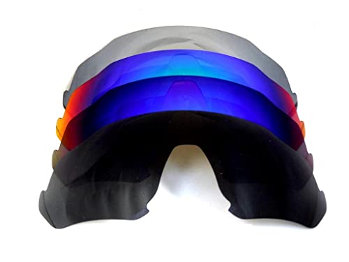 Image of Galaxy Replacement Lenses For Oakley Flight Jacket Sunglasses Multi Color