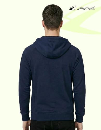 Image of AWG ALL WEATHER GEAR Hoodies for Men | Men's Solid Hooded Sweatshirt | Winter Wear | Pullover | Jackets for Men Stylish | Zipper Hooded Sweatshirt