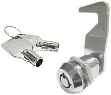 CUTE 4 U Tool Box, 5/8" Tubular Cam Lock 90 Degree，Hook cam; Replacement Lock, KA for Homak