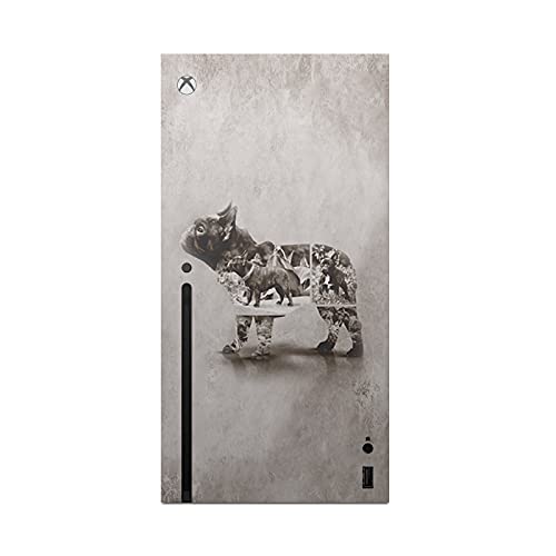 Skin Xbox Series X bouledogue français pour protéger la console des rayures et saletés - 2