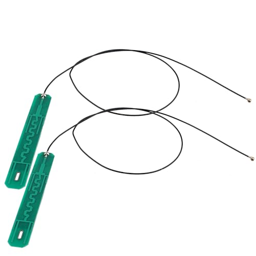 Futheda 2pcs 2.4GHz 5.8GHz Dual Band WiFi Antenna High Gain 8dBi Omnidirectional IPEX1 MHF1 Internal Antenna with 50cm/19.7 inch Cable for Mini PCIe Card
