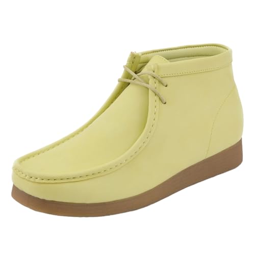 Image of Amali Casual Chukka Boots for Men, High-Top, Lace Up Suede Men's Shoes, Desert Boots with Crepe Rubber Sole