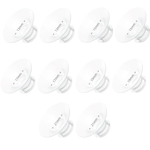 10 piezas de inserto para flange compatible con extractor de leche miniatura 1