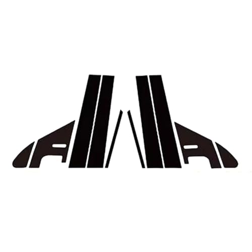 Adhesivos pilares Toyota Corolla 2014-2018 mate para ventanas y puertas, juego completo