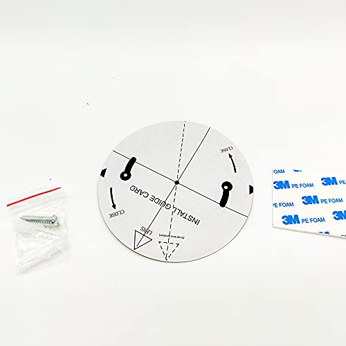 Inkeci Simulated Surveillance Cameras, Dummy Security Camera, Fake Cameras Cctv Surveillance Systemwith Realistic Simulated Leds,For Home Security Warning Sticker Outdoor/Indoor Use (2Pack) #TOP6