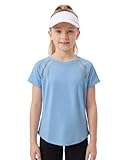 Stelle Girls Athletic Shirts Short Sleeve Crewneck T Shirts Active Sports Top Soccer Gym Workout Tshirt Summer...