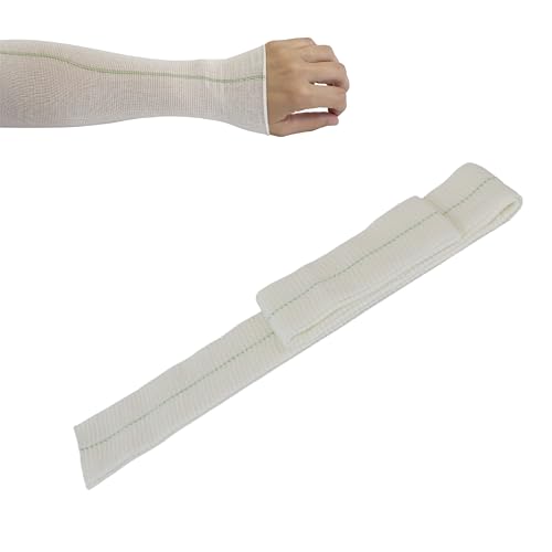 Venda Tubular Bielástica. Venda elástica de soporte Suave y Transpirable. Vendari DARIFLEX es una venda elástica tubular producto sanitario Clase I. (Verde (Miembros medianos), 1 metro)