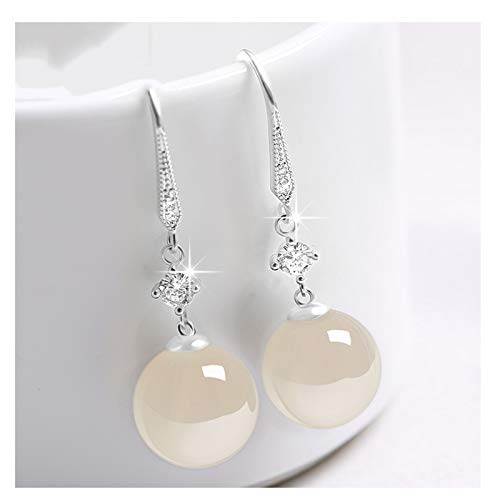 Boucles d'oreilles tendance en jade et argent pour vos soirées chic