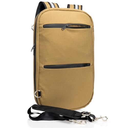 Xtreme Sight Line ~ FLEX Faraday Bag for Laptops, Tablets, and Mid-Size Electronics ~ Tracking/Hacking Defense ~ Coyote Brown