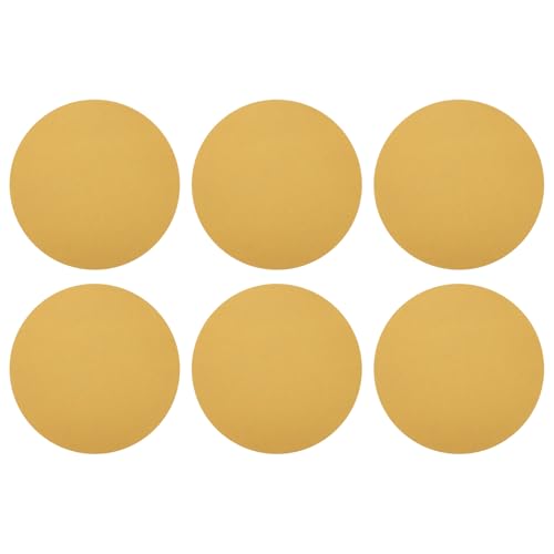 Papier abrasif pour meubles en bois et restauration de carrosserie, disque jaune grain 150