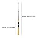 KUYYFDS Telescoping Pole, Mini Carbon Fiber Telescopic Ice Fishing Rod Winter Fishing Pole 0.6m