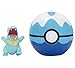 Pokemon Clip N Go Pokeball & 5 cm Totodile Battle Figure – Attachable to Belt – New 2022 – Officially Licensed Toy (PKW2651), Karnimani