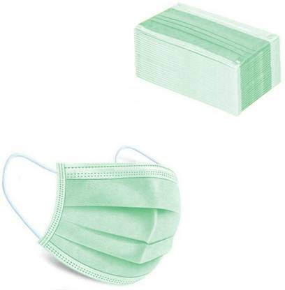 ROCKJON Surgical Nose Pin Anti Pollution Mask with 4 Layer Protection Green pack of 100 Surgical Mask With Melt Blown Fabric Layer (Free Size, Pack of 100, 3 Ply) (B08F95N2MG) Amazon Price History, Amazon Price Tracker