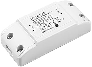 Woolley WiFi Smart Switch Module DIY Switch Module for Home Automation Wireless Relay Switch 10A Works with Alexa,Google Home and eWelink App