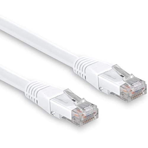 Cable de Red Cat.6 Rocstor 4.6 m Blanco RJ45 miniatura 1