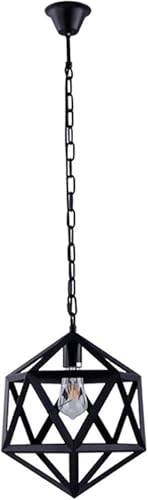 Lustre géométrique en fer ZR98US suspension haut de gamme style minimaliste japonais