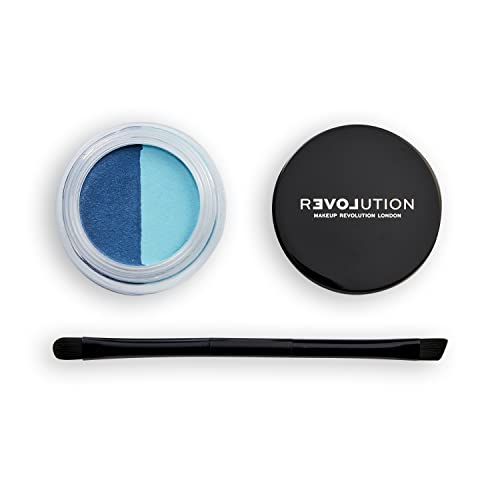 Image of Revolution Relove Water Activated Eye Liner Double Up Long Stay Smudge-Proof Red & Yellow (Blues) (Pack of 2)